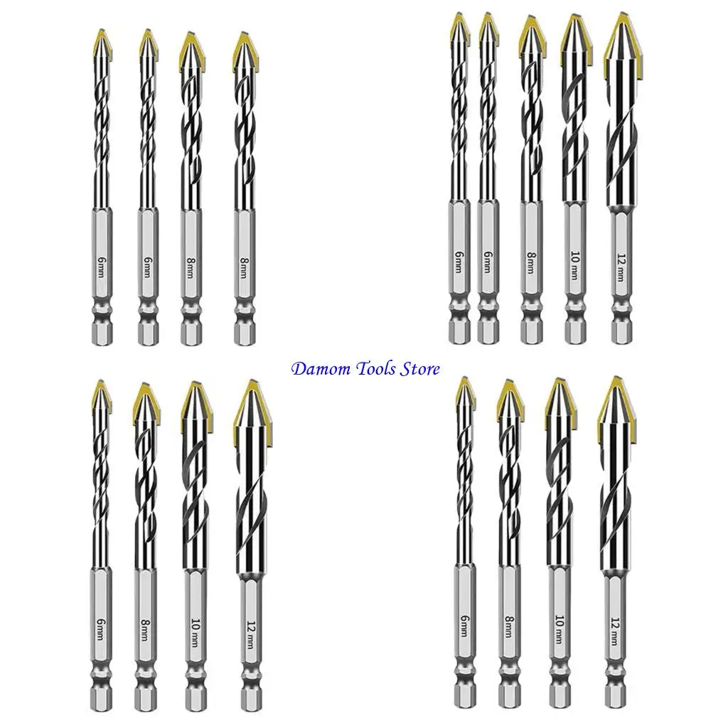 57BE Versatile Offset Drill Bits In 6mm 8mm 10mm 12mm Sizes For Professional And DIY Projects Efficient Construction Tasks