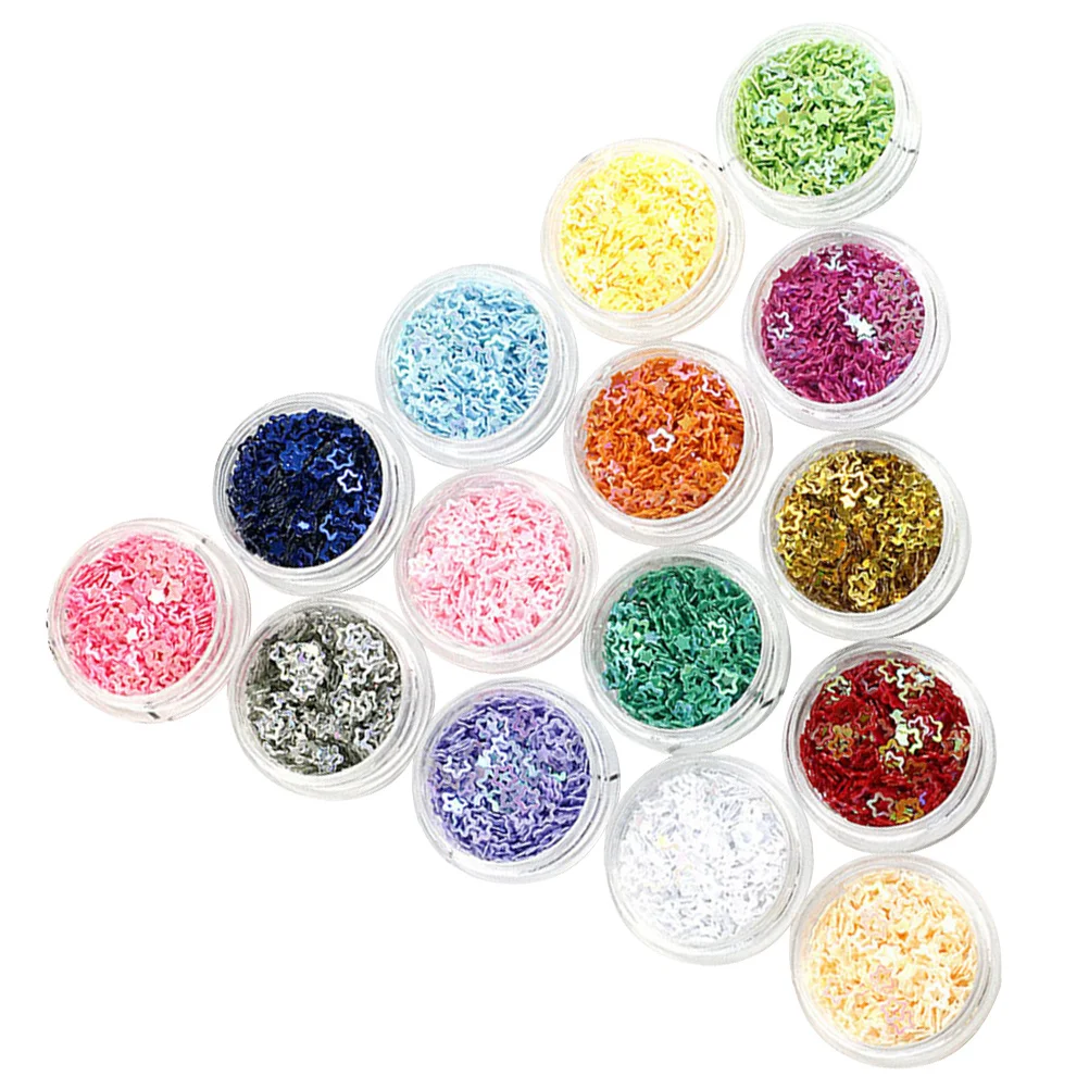 Paillettes glitter per unghie per unghie acriliche Decorazione fai da te Lavorazione dettagliata Perfetta per eventi speciali Glitter per il corpo
