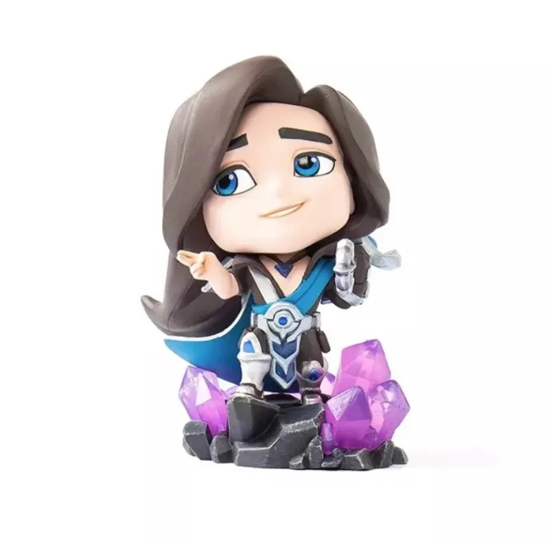 

In Stock Genuine LOL The Shield of Valoran Taric Super Cute Game Character Q Version Model Collectible Toys