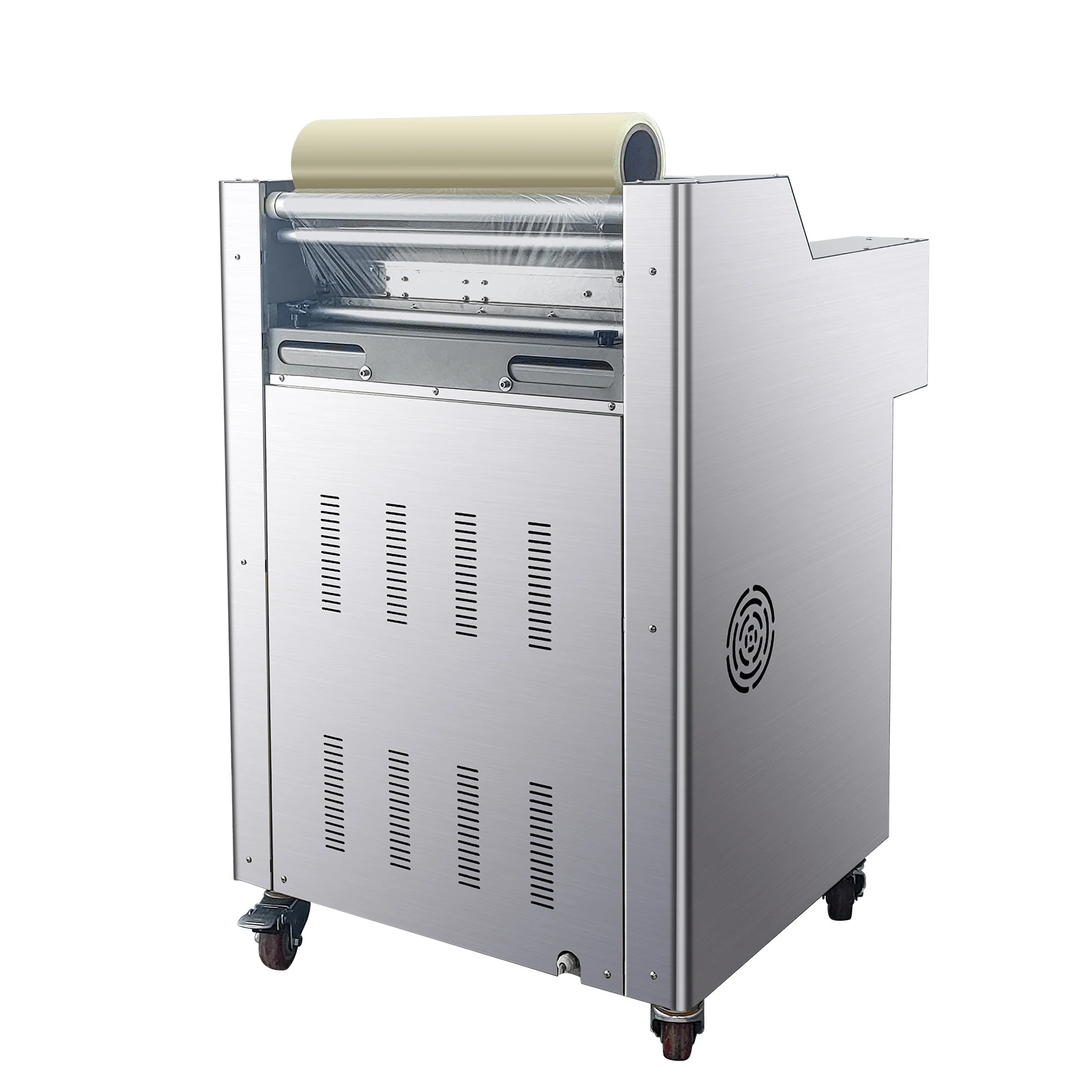 Picture 6: Efficient packaging is widely used in automatic PVC plastic wrap packaging machine, supermarket tray sealing food packaging