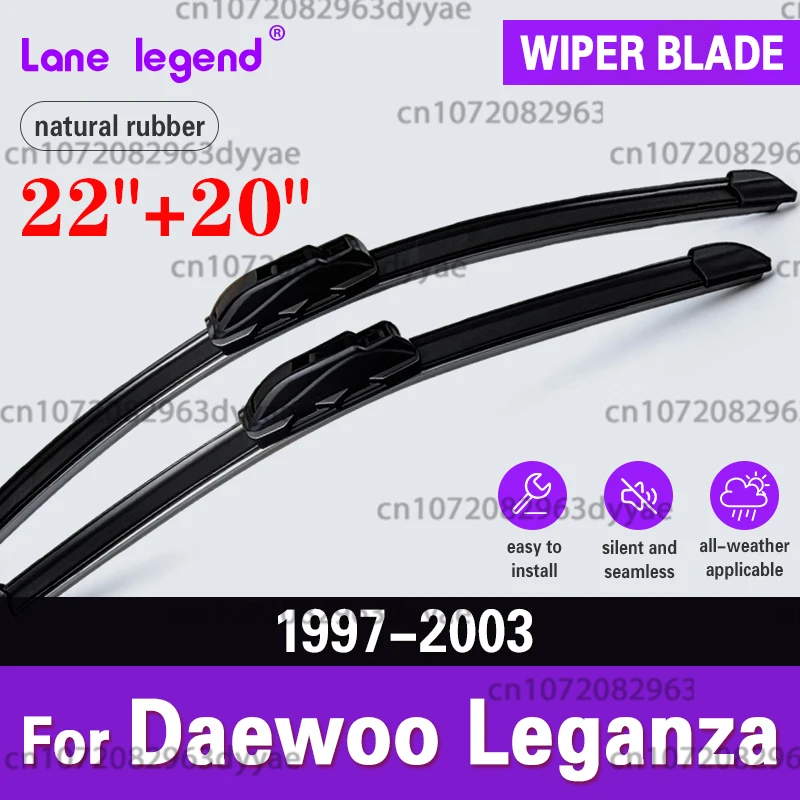 Car Wiper Blades For Daewoo Leganza Windshield Front Window Blades Car Rain Brush 22