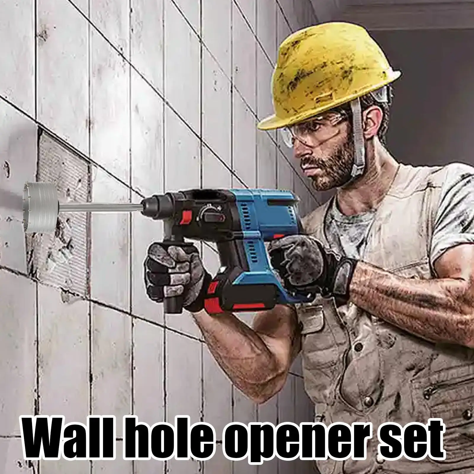 

Hole Saw Drill Bit Set General Purpose Cement Wall Drill Bit Metal Cutting Tool High Strength Project Drilling Accessories For