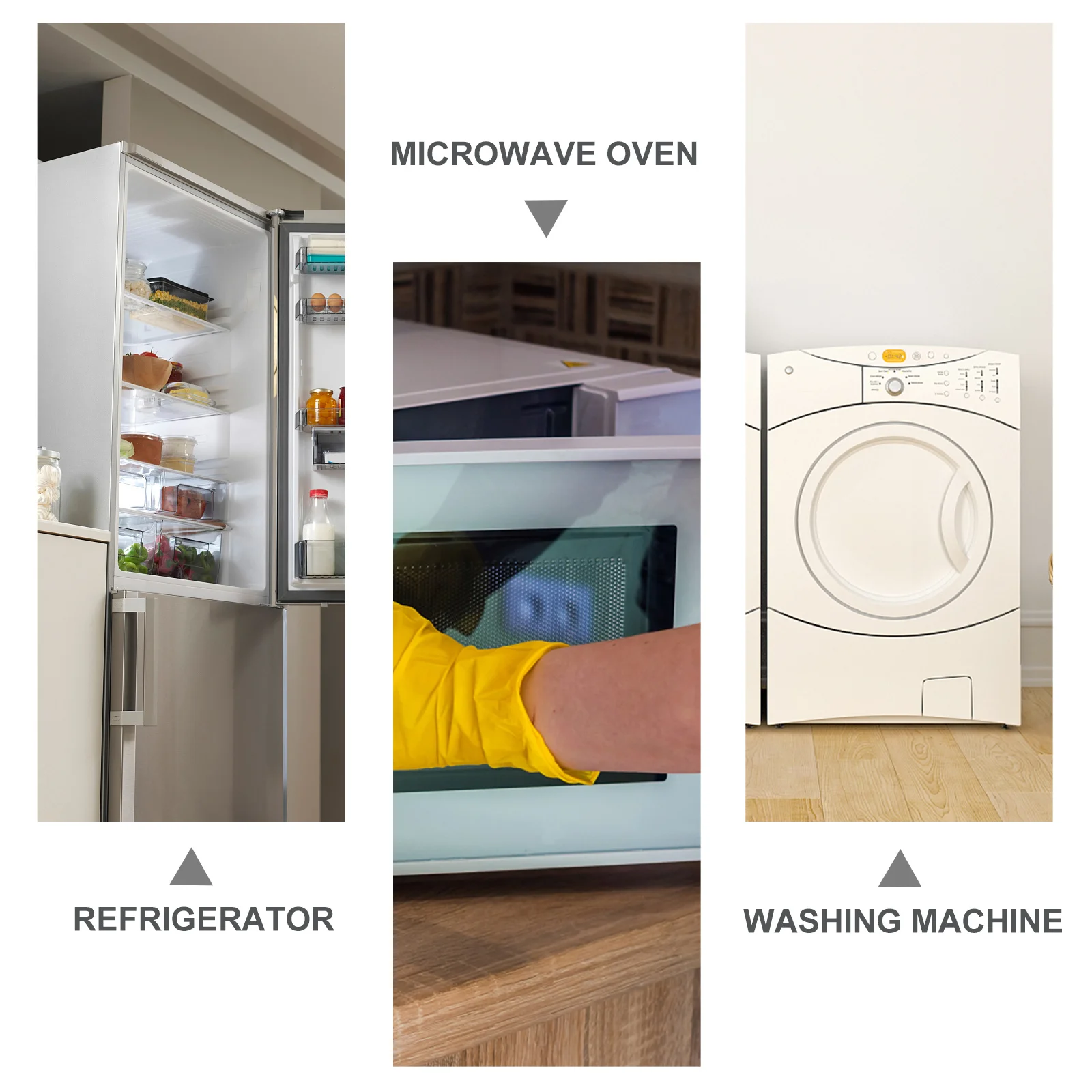 

Marble Microwave Oven Cover Dustproof Easy Clean Practical Home Decor Gift Cover for Microwave - Covers -Proof Covers