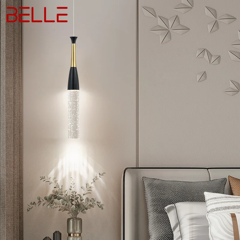 

BELLE Nordic Creative Pendant Lamp Crystal Bubble Shape Decorative Light For Home Living Room Bedroom