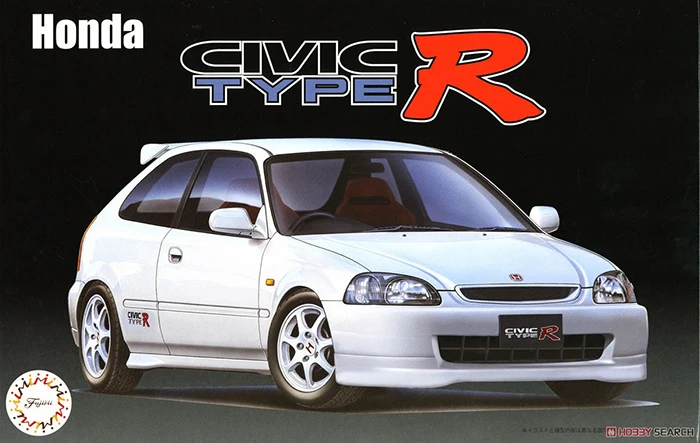 

Fujimi 1:24 Civic Type R EK9 03998 JDM Limited Edition Static Assembly Model Kit Toys Gift