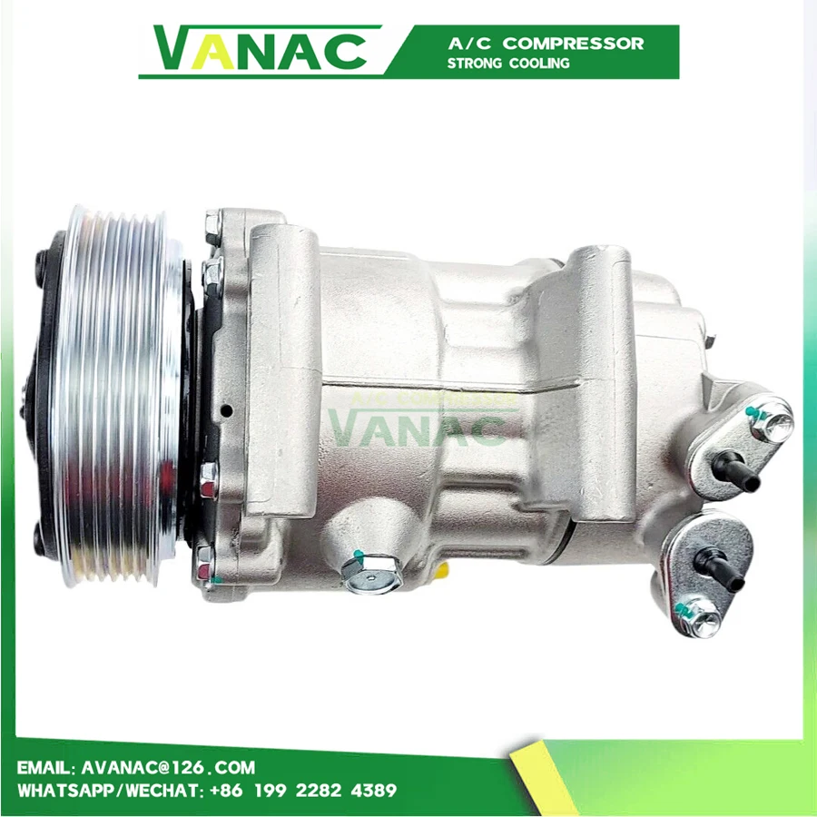 SD6V12 A/C Compressor For Peugeot 206 307 Citroen C2 CA3 XSARA 9684480480 9122120 1439 6453KS 6453LF 6453LH 6453LN 6453QE 6453QF