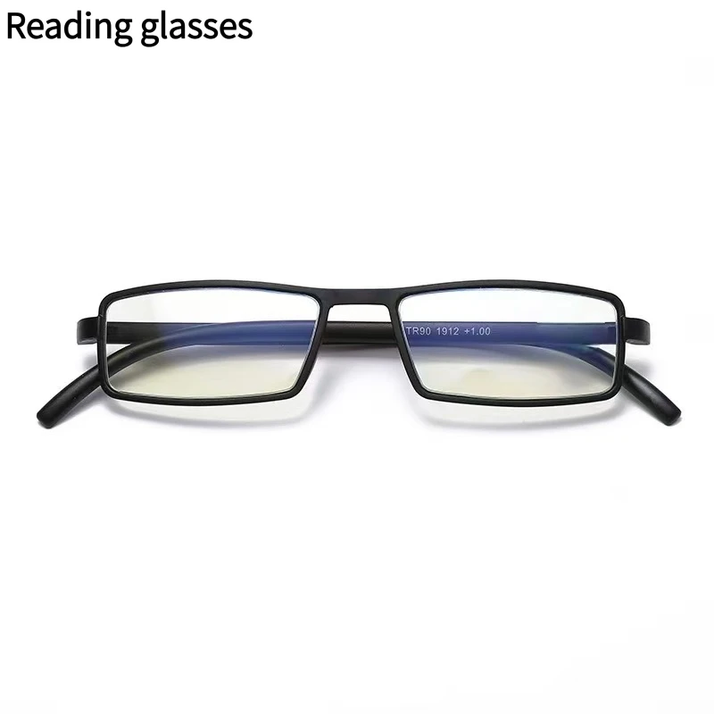Simple business temperament type square small frame men middle-aged and elderly reading glasses