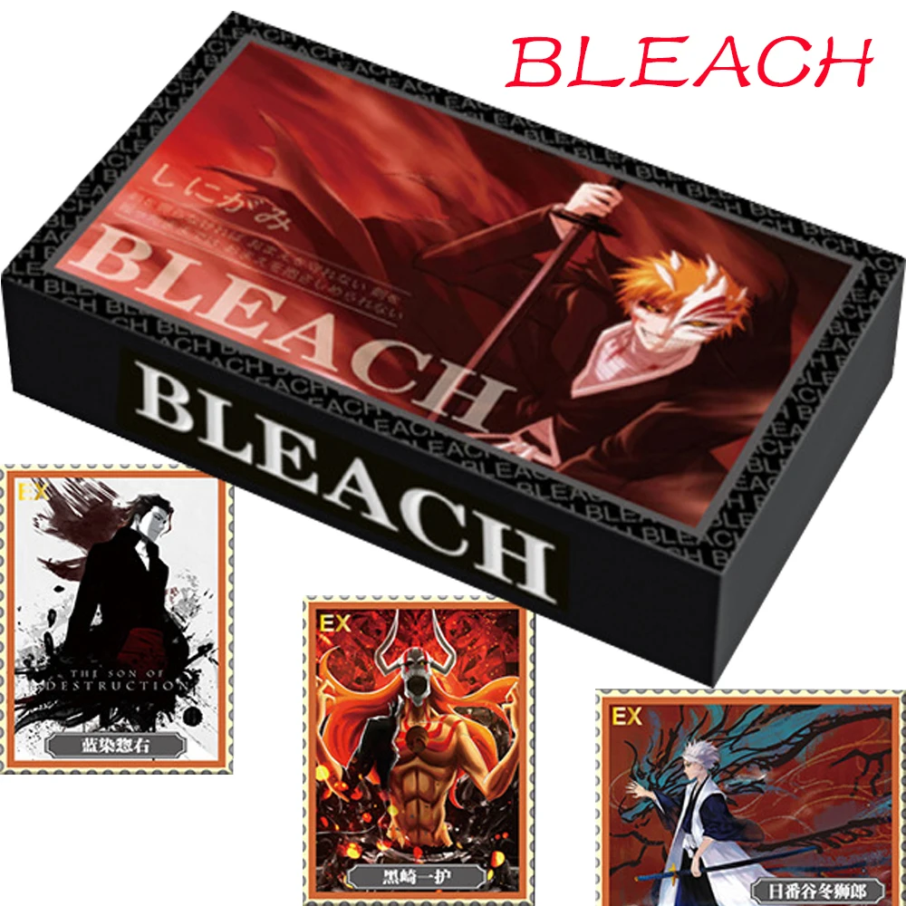 

Wholesale Bleach Collection Cards Anime Character Rare Limited Edition Hidden Playing Game Cards Booster Box Children Toy Gift