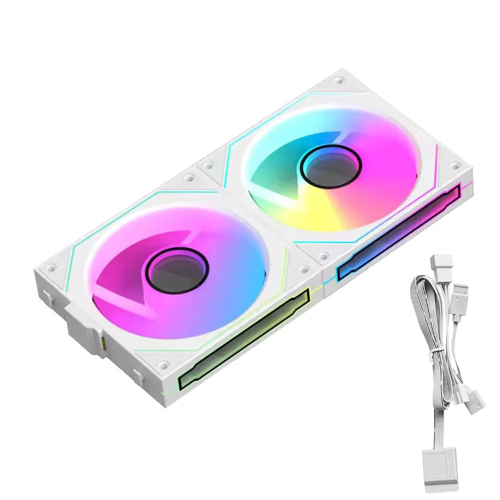2 White Fans Kit