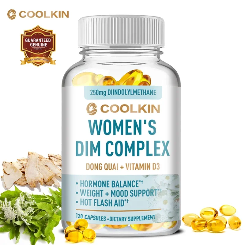 

DIM Supplement for Women - Female Hormone Balance, Hot Flashes & Night Sweats, PCOS Blocker