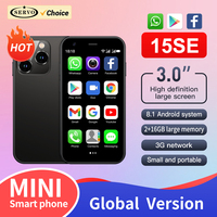 New SERVO 15SE Mini Smartphone Dual SIM 3G WCDMA Android 8.1 System GPS WIFI 2GB+16GB Portable 3.0\
