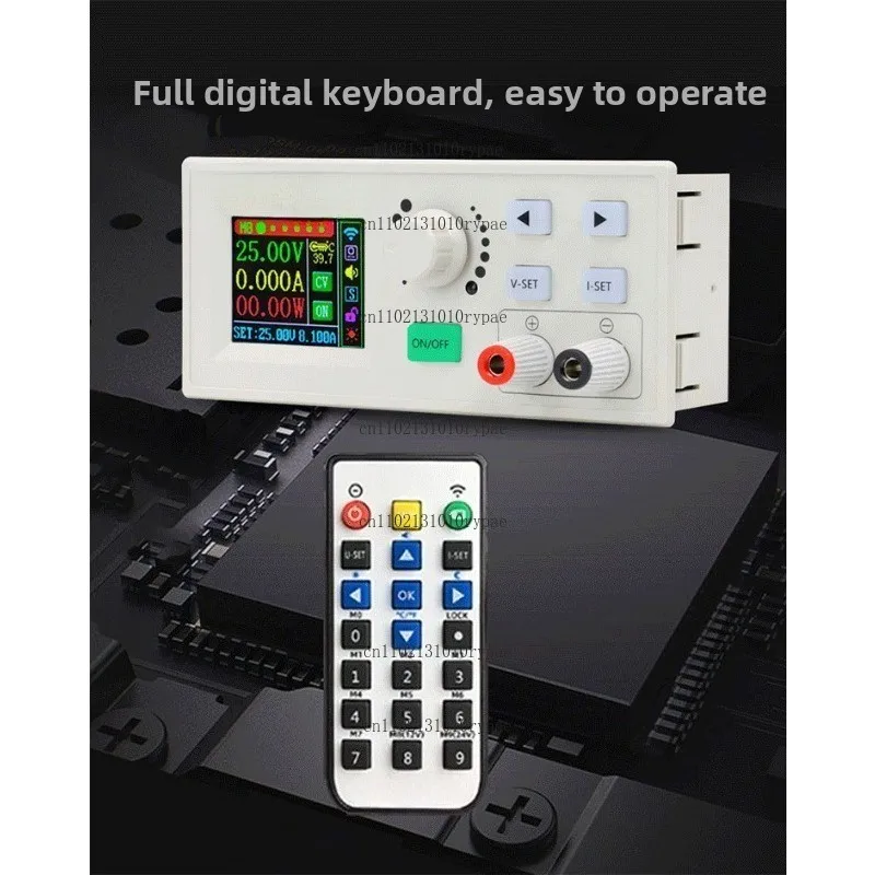 Numerical control adjustable DC regulated power supply for constant voltage and constant current maintenance