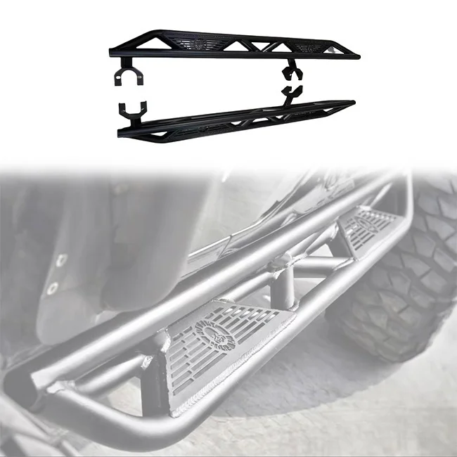 New High Quality Black 4x4 2/4 Door Off-road Steel Side Step For Jeep Wrangler JL 2018+ 1 Year Warranty Easy Installation