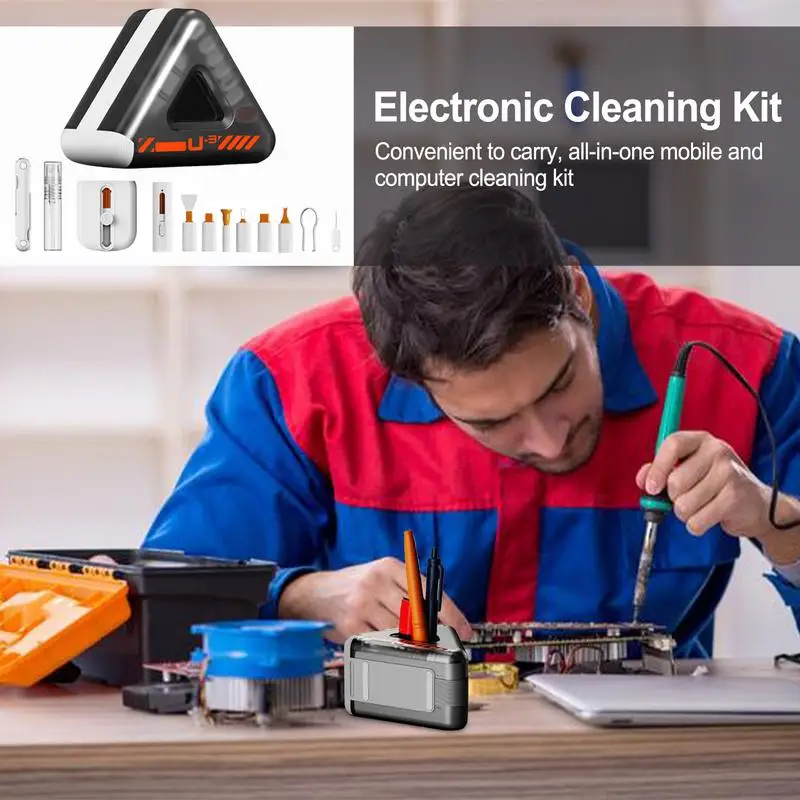 24-in-1 Laptop Cleaner Kit Electronic Laptop Screen Cleaning Tool Multi Functional Keyboard cleaning brushes Computer care tool