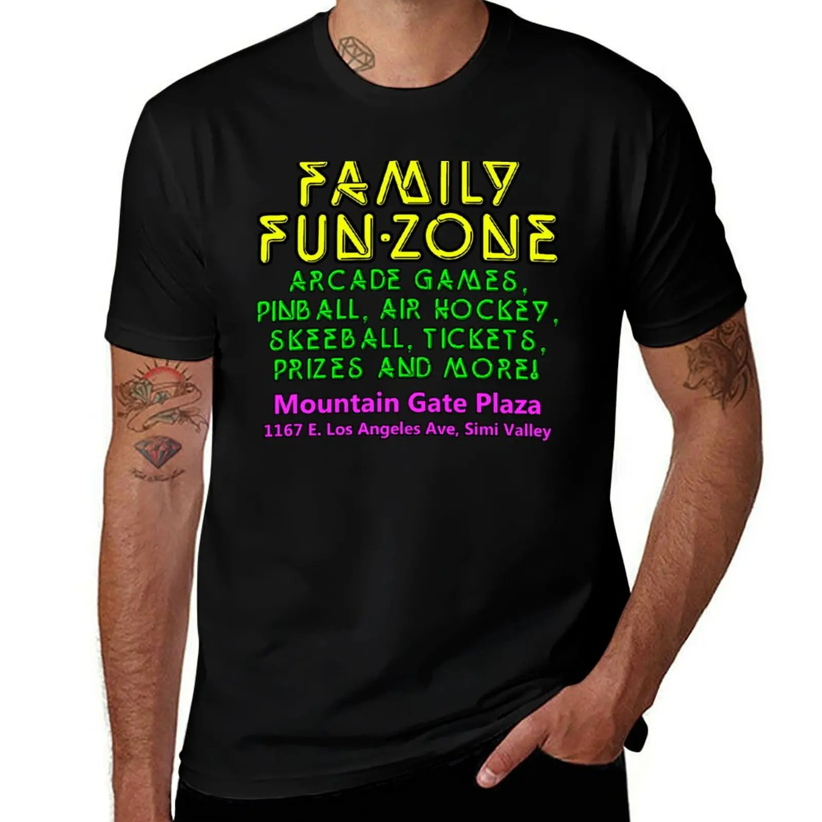 Simi Valley - Family Fun Zone T-Shirt Novelty Graphic Tee Shirt T-Shirt