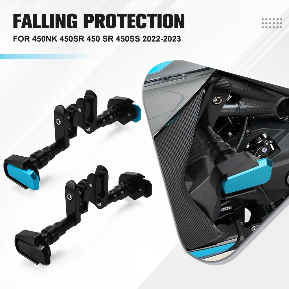 

Engine Protection Cover FOR CFMOTO 450 NK 450 SR 450 SS 450 450SRS 2022 - 2025 Frame Sliders Crash Pad Falling Protector Guard