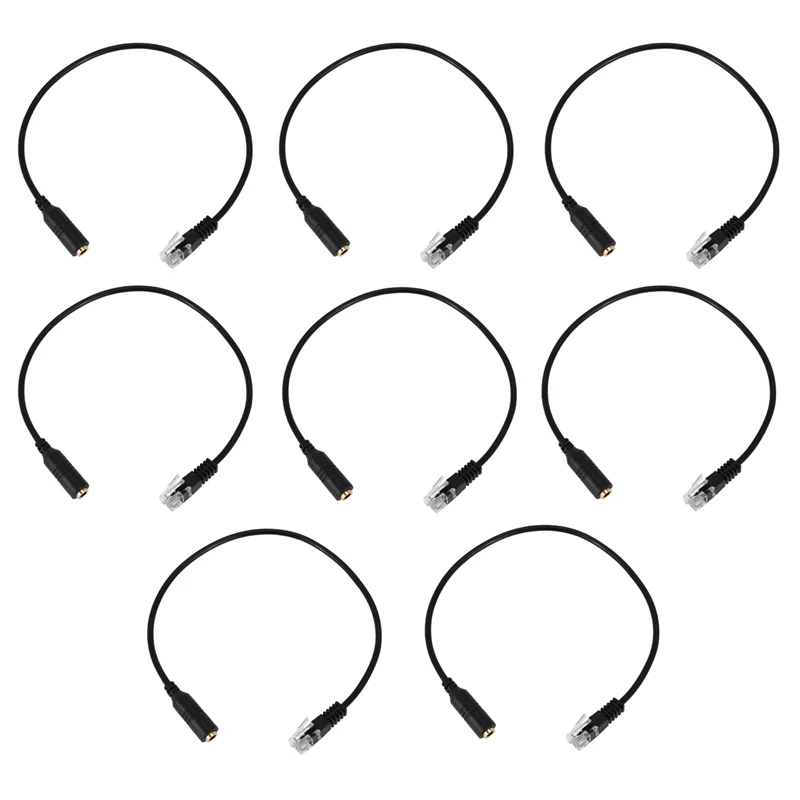 

AP-8X 3,5 мм штекерный разъем RJ9 для гарнитуры Iphone для офисного телефона, кабель-адаптер