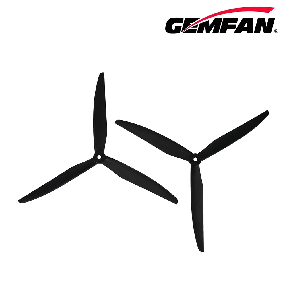 Gemfan 1080/10.1X5.5/1170/1270 الألياف الزجاجية النايلون المروحة 3-Blade الدعائم لطائرة بدون طيار FPV حرة لمجموعة طويلة لتقوم بها بنفسك أجزاء 2 أزواج #2