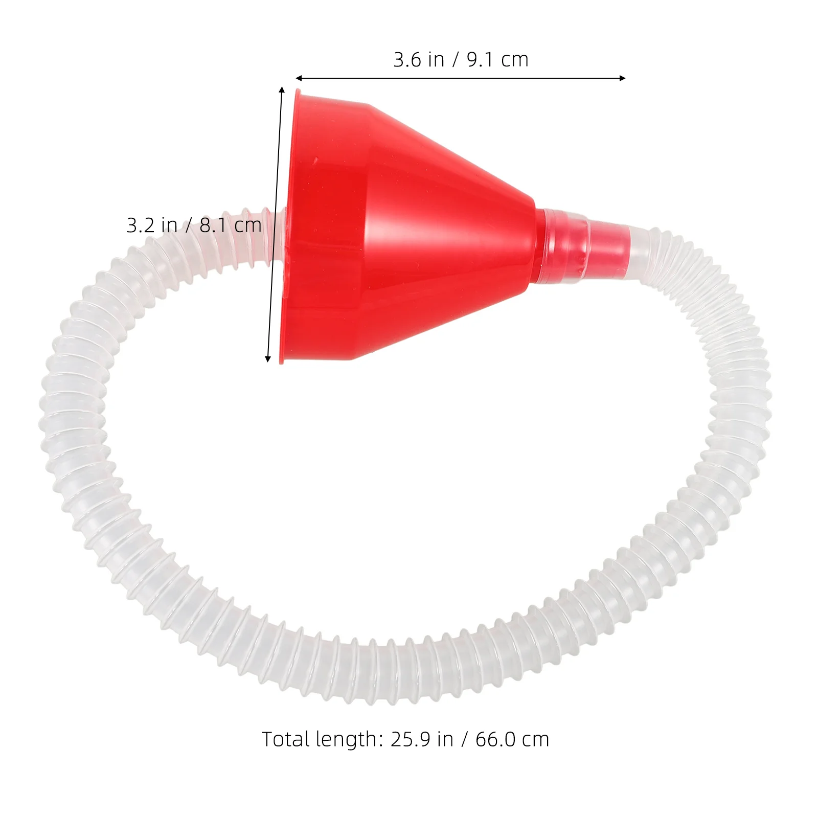 1 個ロングフレキシブル漏斗プラスチック広口オイル漏斗拡張注ぎ口自動車用液体移送トランスミッション流体ツール