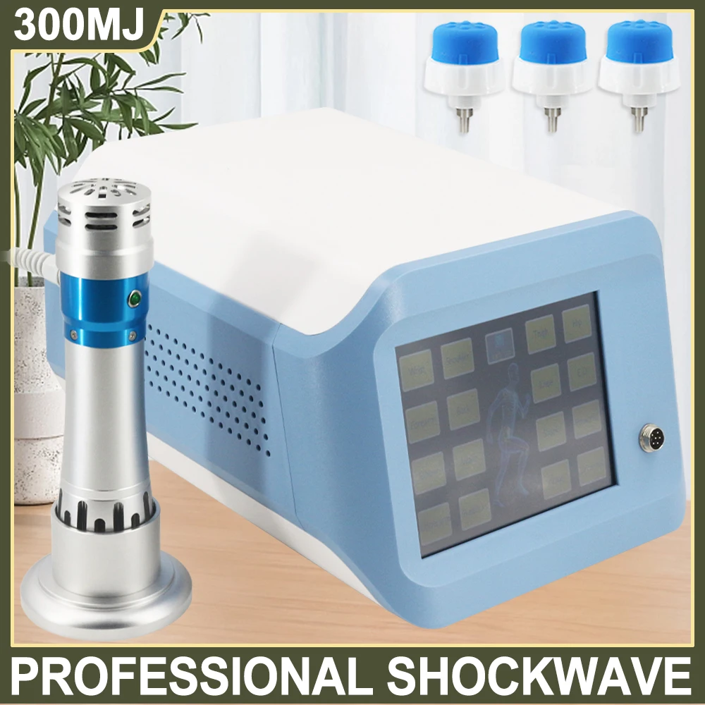 

New 300MJ Shock Wave Massager Physiotherapy Shockwave Therapy Machine For ED Treatment Relief Back Pain Body Massage Machine