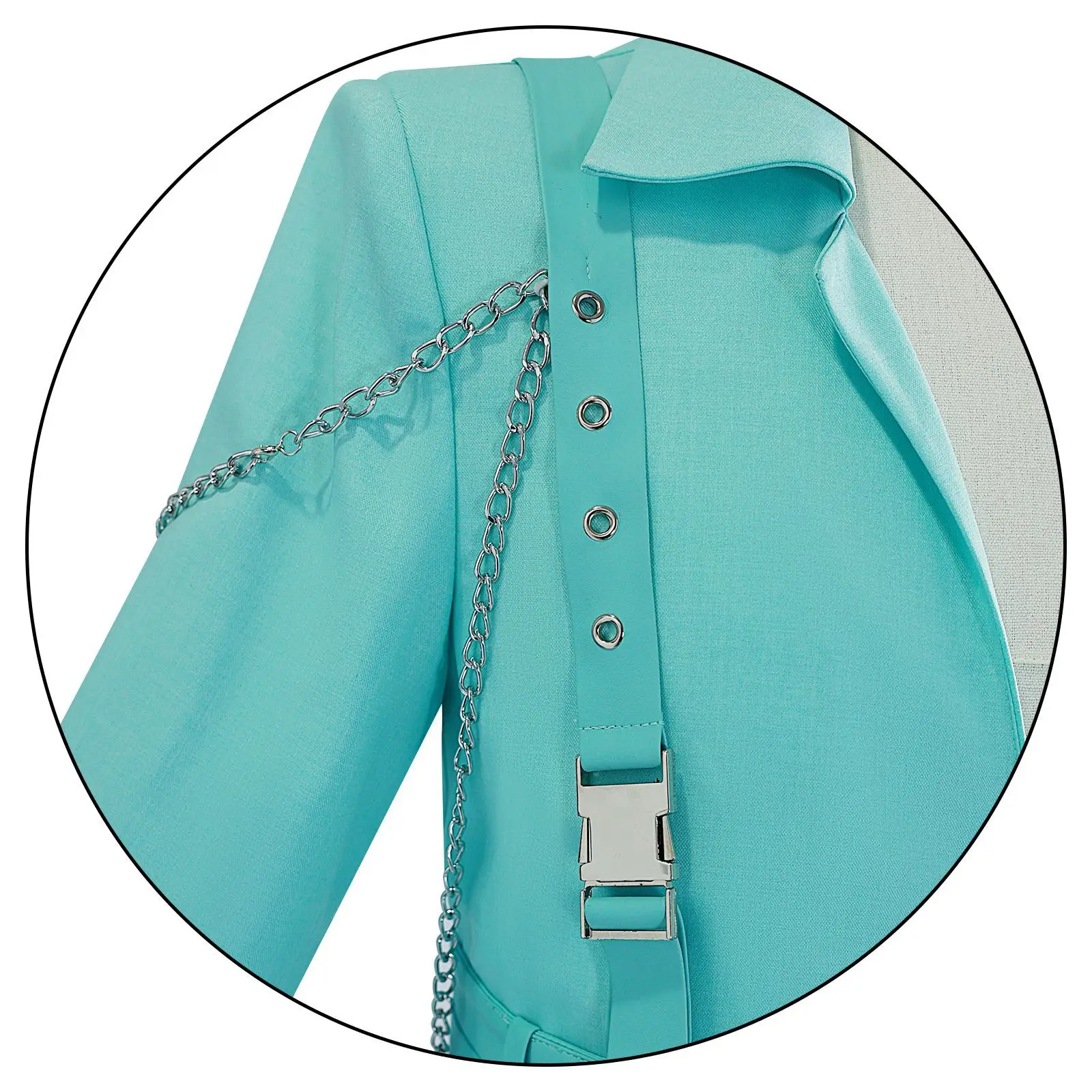 Luka R7 Blue Stage Suit Cosplay Full Set Costume Outfit for Men Halloween Carnival Party Performance Deluxe Cos Convention - view 6