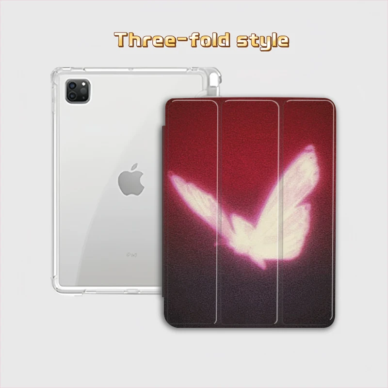 

Retro Neon butterfly TABLET CASE FOR iPad pro 10/11-Inch 2020/6th/7th /8th /Air 3rd/Air 4th/9th gen/Air 5th Gen 2022/Air 16