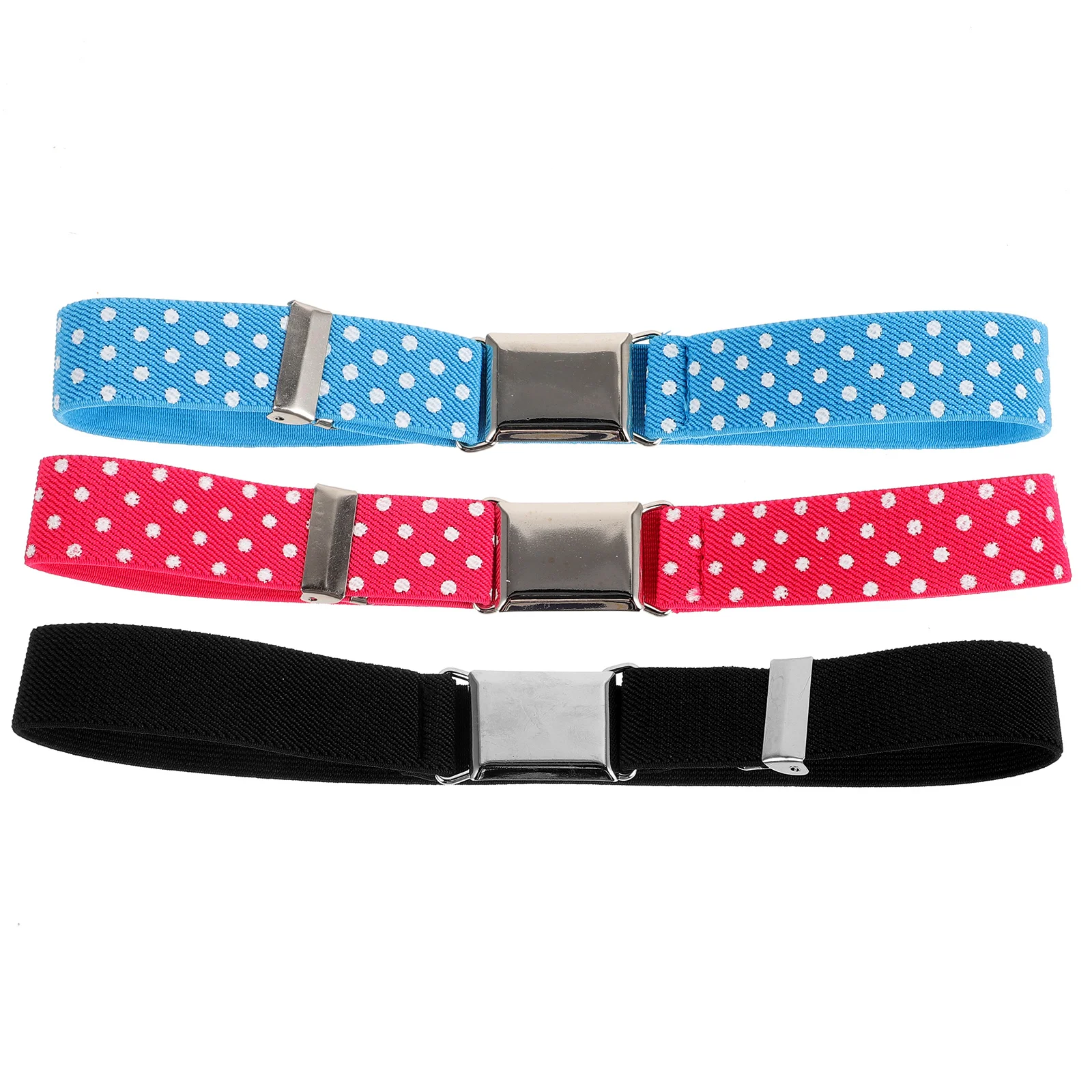 

3Pcs Adjustable Kids Belts Elastic Waistb s for Boys Girls Toddler Pants Belt Red Blue Nylon Metal Buckle