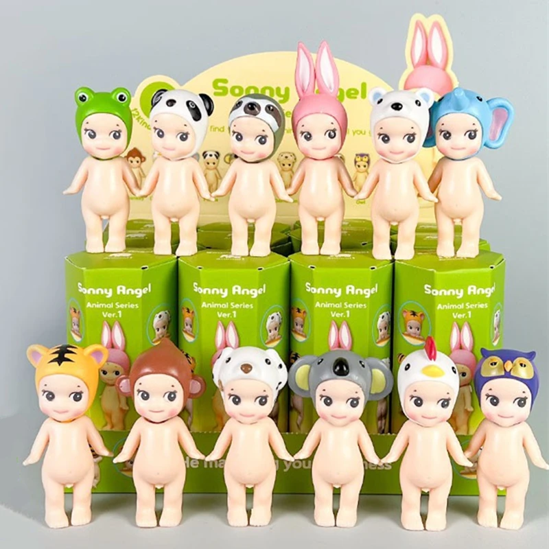Mini Figura de Ángel de la Serie Animal Standing, Nueva Generación Animal 1, Generación 2, Generación 3, Generación 4, Caja Sorpresa Misteriosa