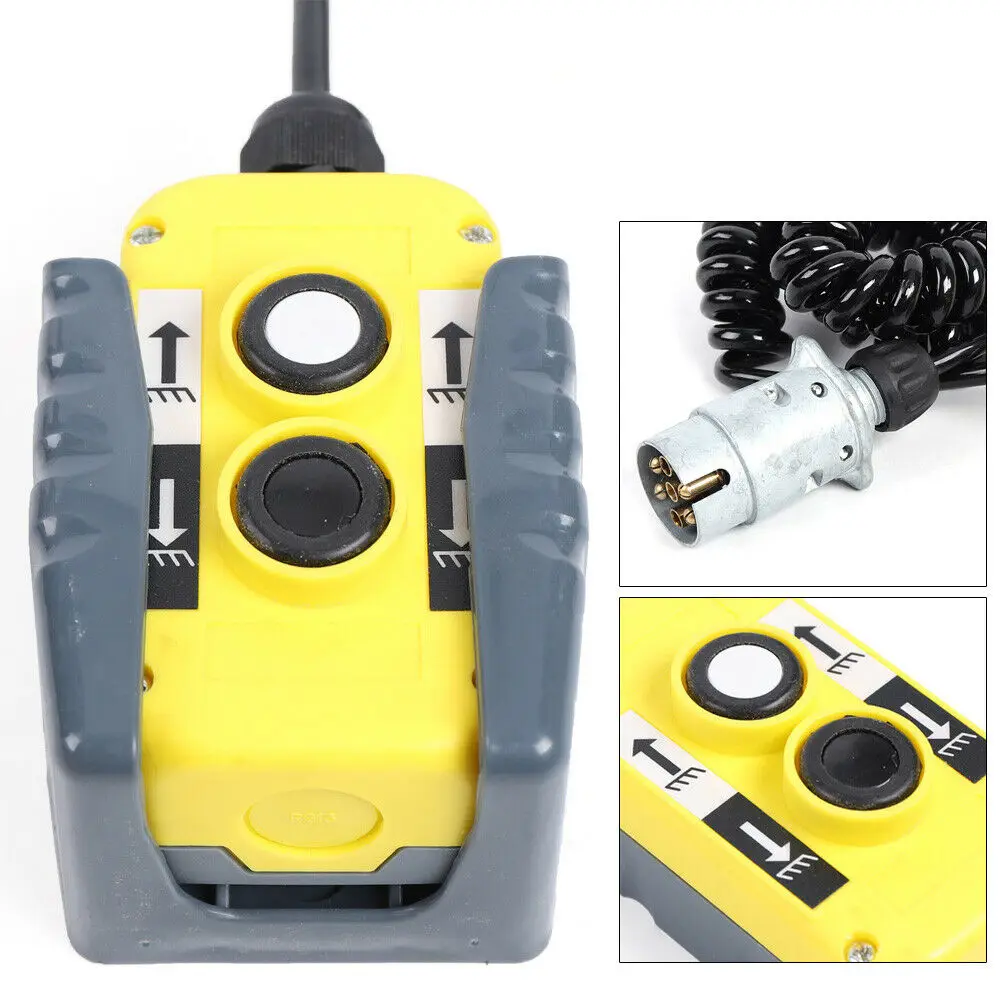 4-Wire Double Acting Hydraulic Pump Remote Control Switch Fits Dump Trailer Pump