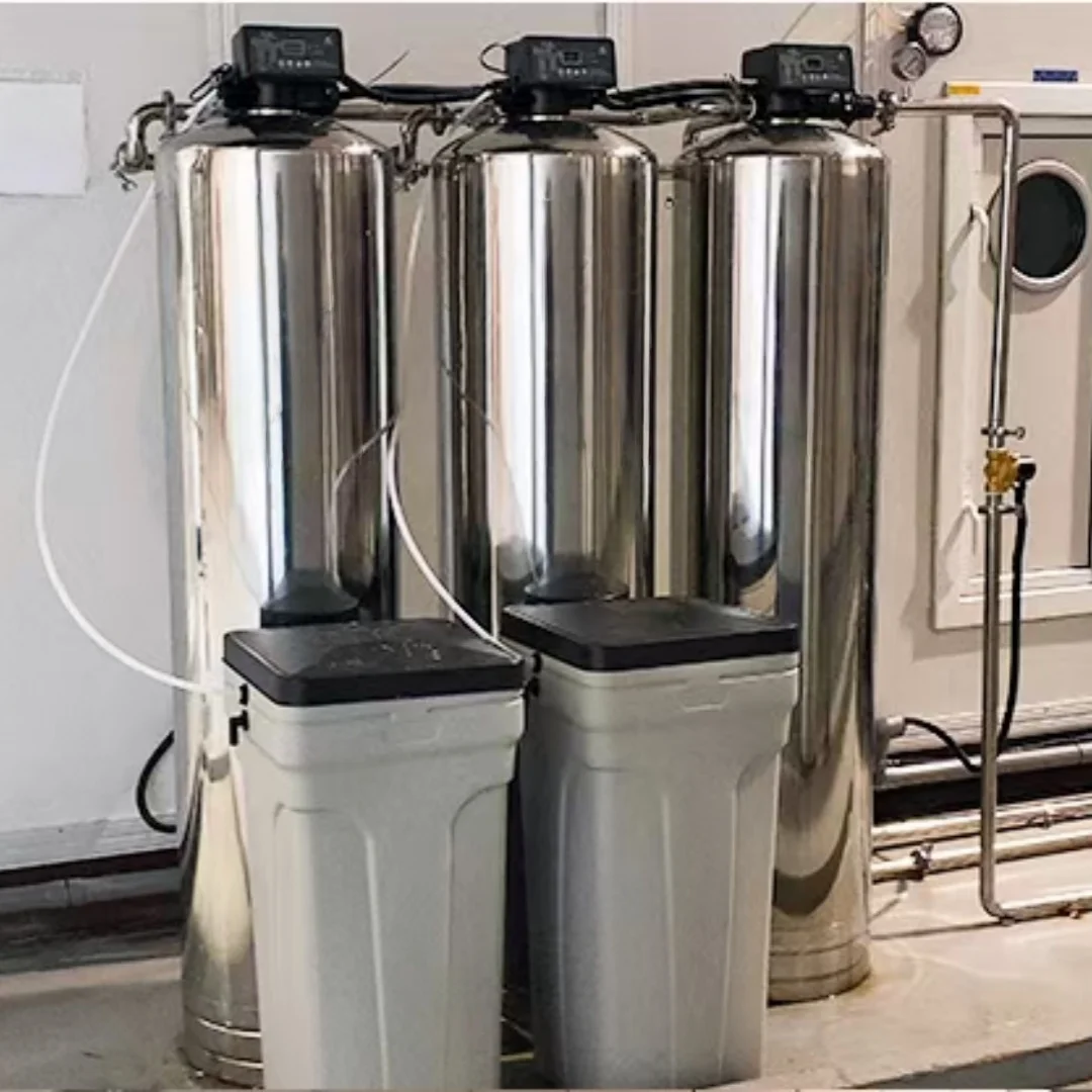 High Flow Ion Exchange Water Softening System with Single Tank, Single Valve Double Tank, Double Valve Double tank