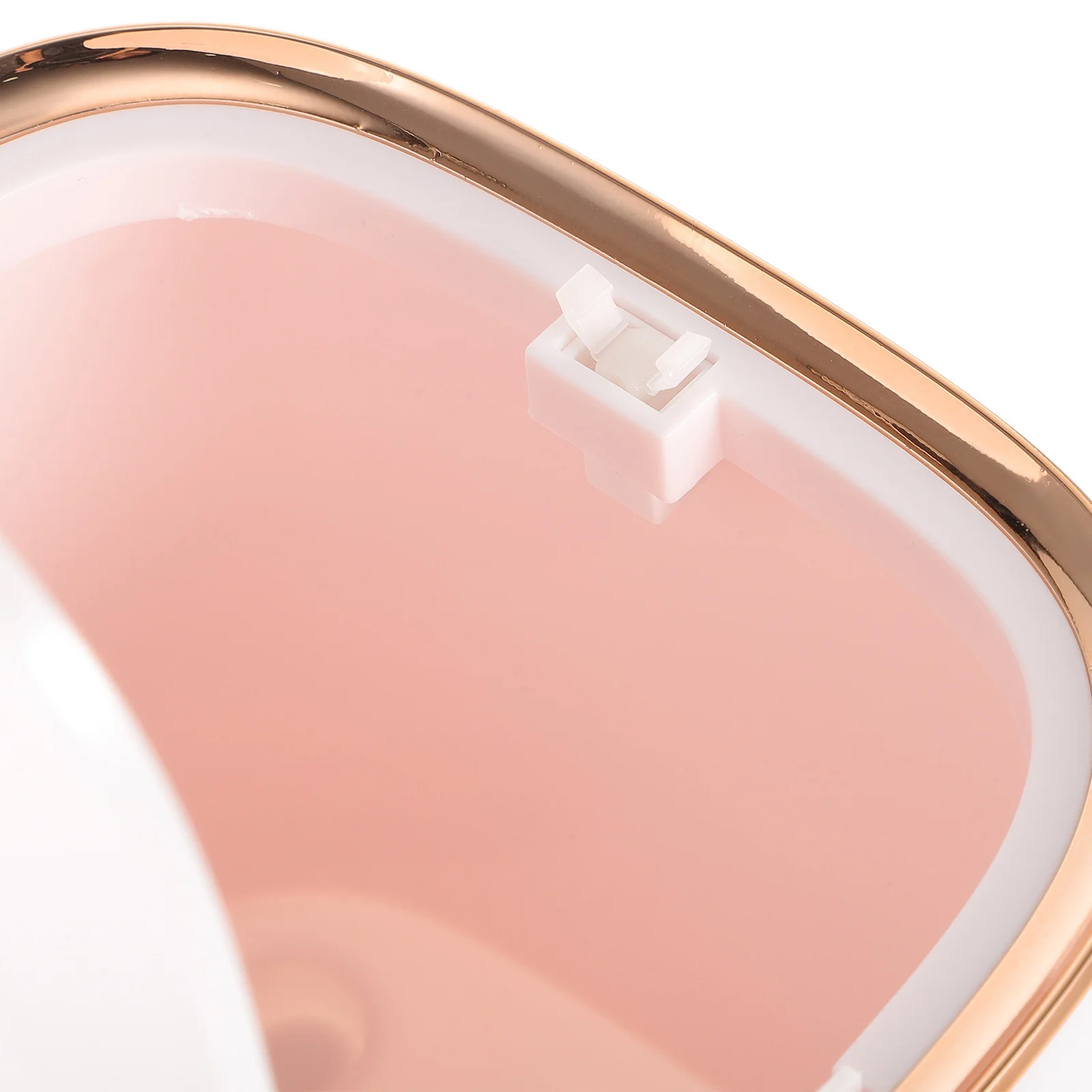 

Press Type Desktop Trash Can Exquisite Lovely Design Lid Prevent Peculiar Smell Home Office Decorative Wastebasket