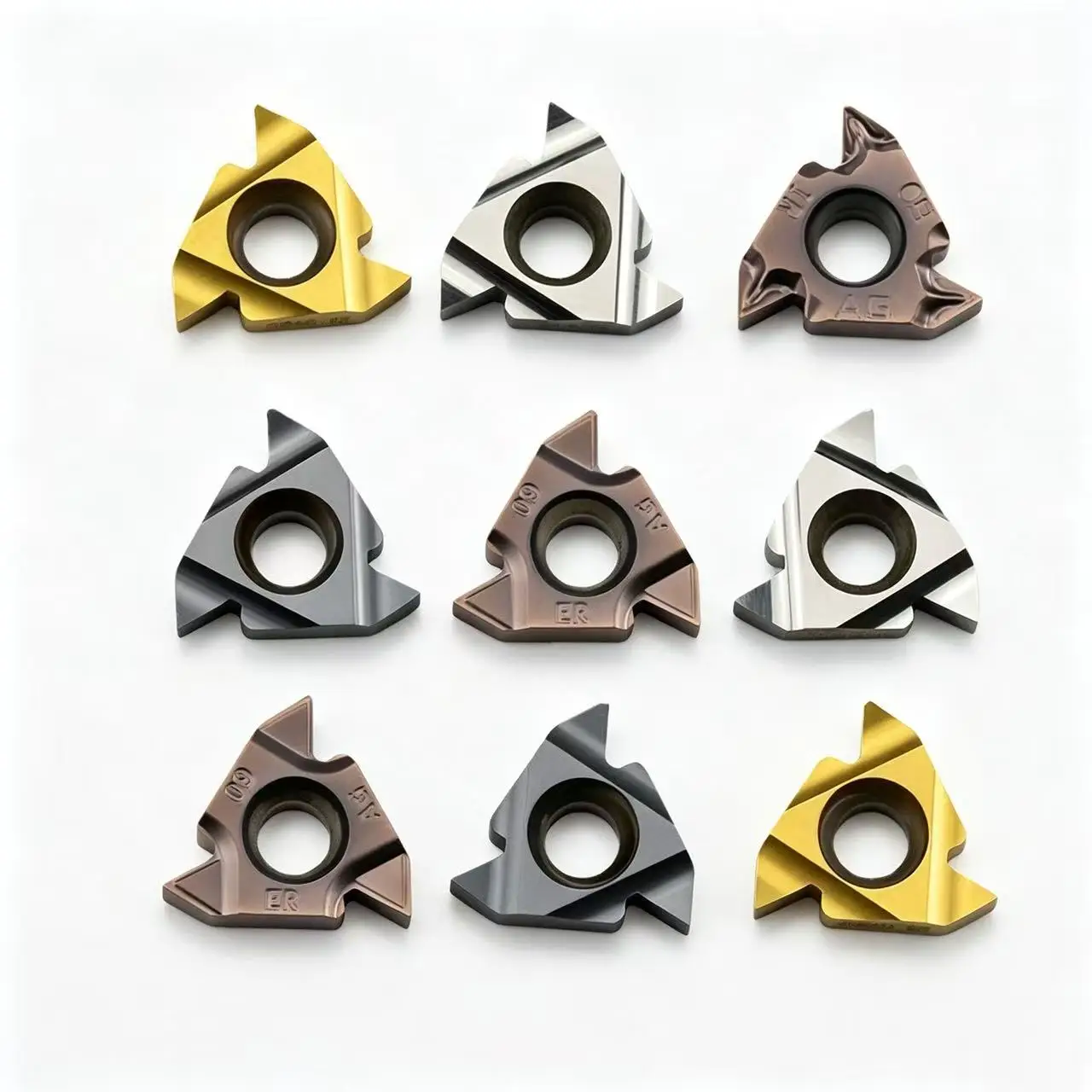 Custom OEM Carbide External Threading TiN/TiAlN Coated CNC Lathe Turning Tools Anti-wear Thread Cutting