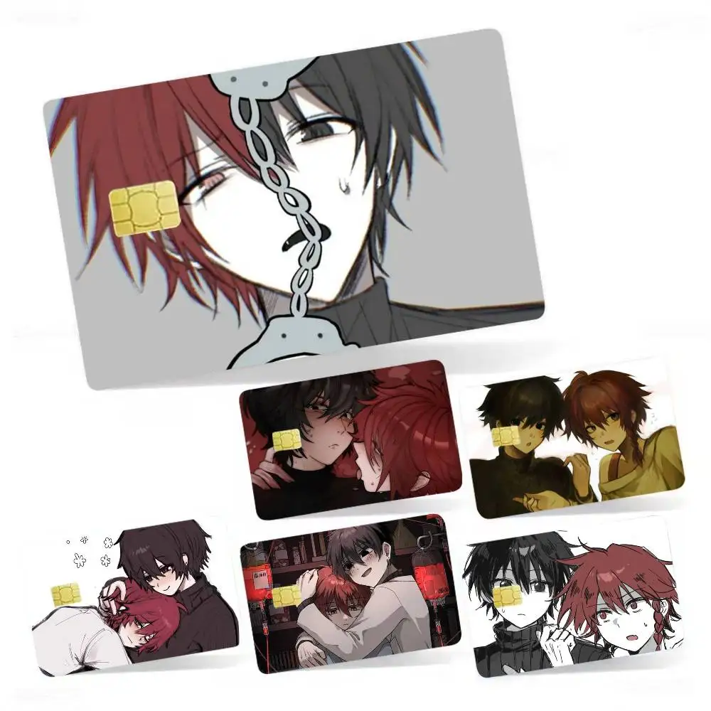 Z-Zeno Remake Anime 4pcs 1Set Card Stickers Small Waterproof Chip 4PCS Card Sticker Anti-Scratch