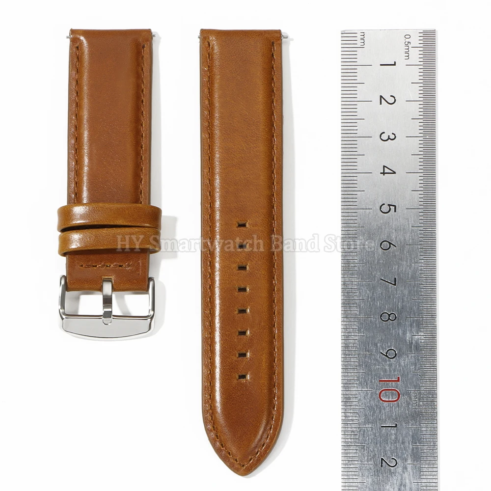 18mm 20mm 22mm 24mm 26mm Cowhide Watch Strap for Seiko for Omega for DW Wrist Band Vintage Leather Bracelet Quick Release Strap