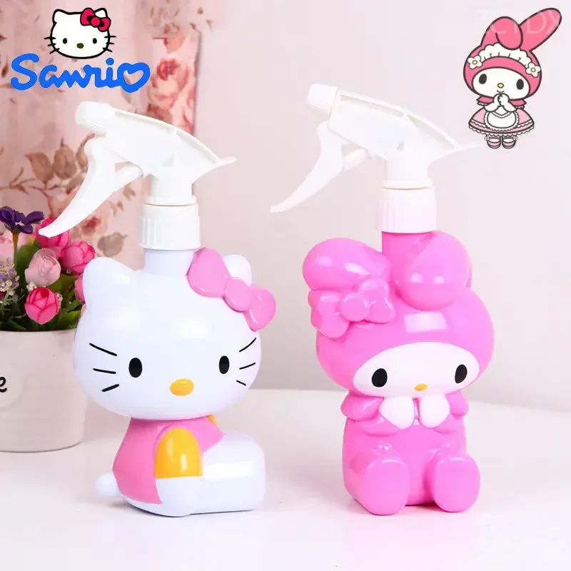 480ml Miniso Hello Kitty Spray Bottle Kawaii 3D Animation Modelling My Melody Refillable Perfume Bottle Plant Sprinkling Bottles