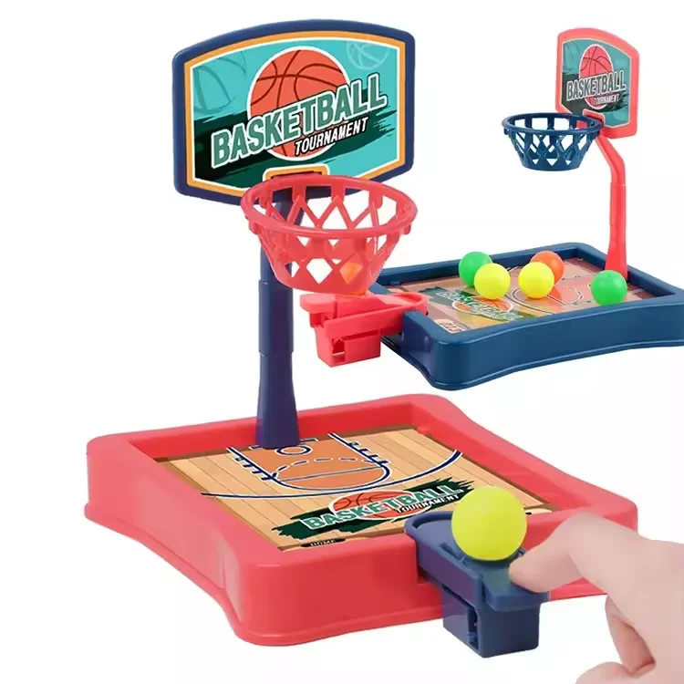 Mini Desktop Bordspel Basketbalring Vingerschietmachine Ouder-kind Interactief Tafelspel voor kinderen Stressverlichtend speelgoed