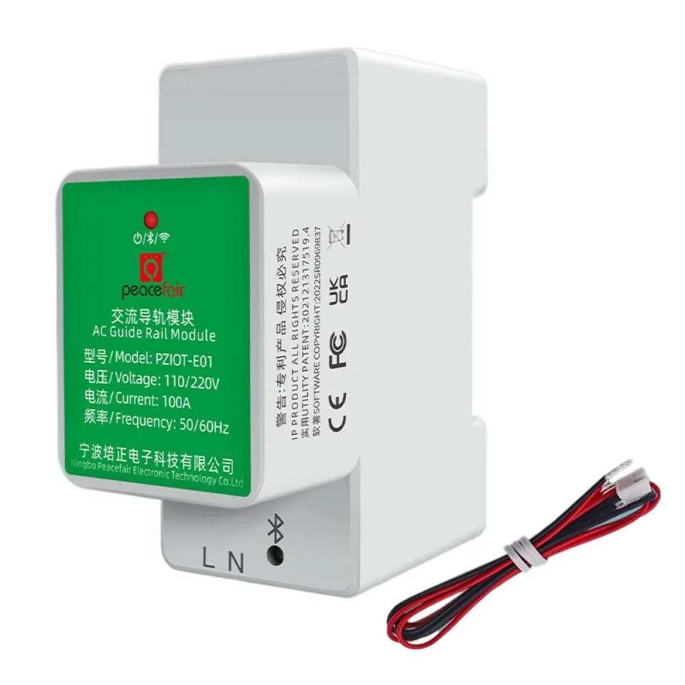 Tuya WiFi Smart Single Phase Energy Meter 6 In 1 AC Electric Din Rail Smart Power Consumption Meters Wattmeter Voltmeter Ammeter