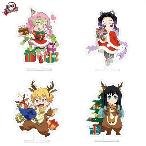 Animation Demon Slayer: support de figurine humaine périphérique Kimetsu no Yaiba Nezuko Butterfly Ninja, ornements de bureau pour cadeaux de noël