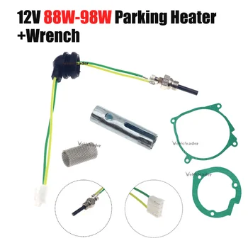 12V 88 W-98 W รถบรรทุกเรือที่จอดรถเซรามิค Pin Glow Plug Fit Eberspacher D2 D4 D4S Air ดีเซลที่จอดรถ Part + ประแจ