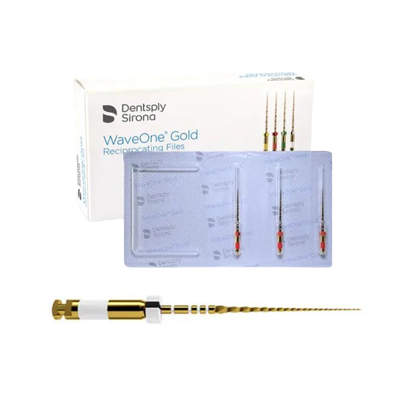 5 Pack  Waveone Gold Glider 21mm, 25mm, 31mm RECIPROCATING Glide Path File Dentsply 3/PK