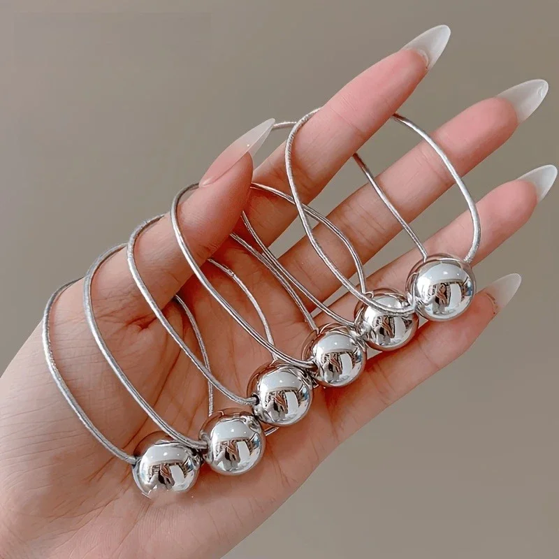 50pcs/10pcs Balls High Elastic Rubber Bands Head Rope, Headband Ponytail Hair Ring Headpiece, Elegant Prom Decoration Headband