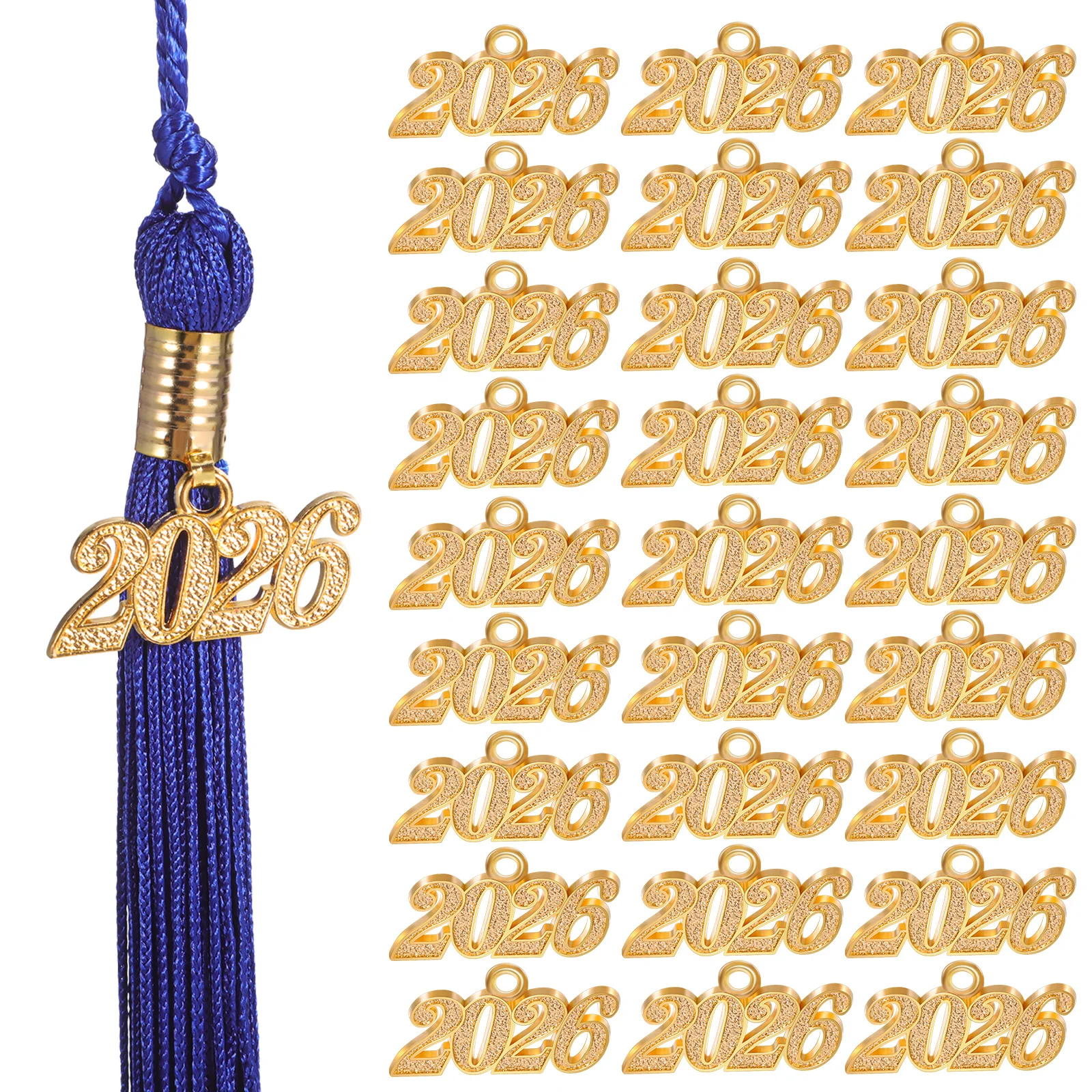

50 pcs Jewelry Pendant Accessories 2026 Alloy Charms for DIY Necklace Bracelet Keyring Vintage Crafts Projects