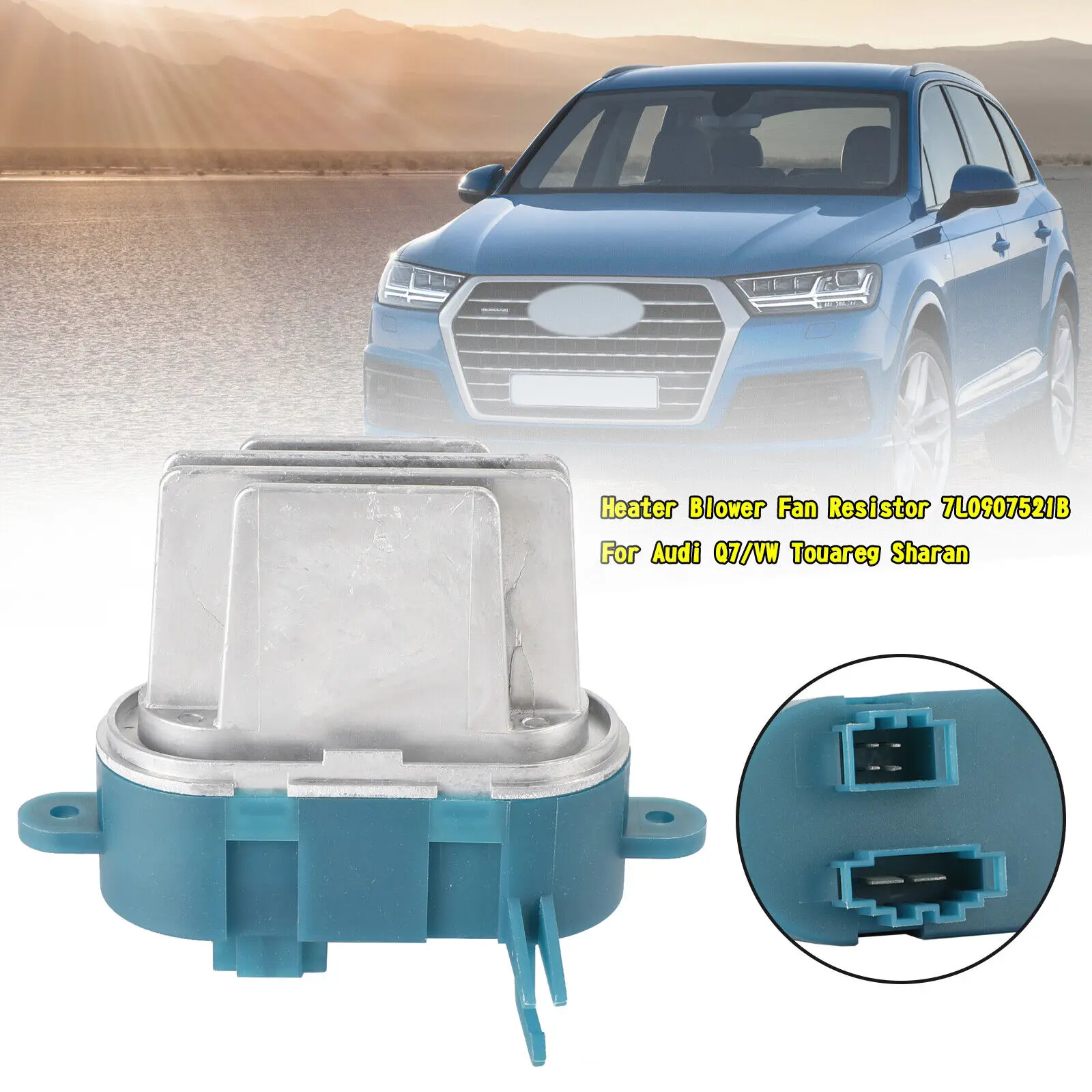 

1 шт. Резистор вентилятора отопителя для Audi Q7, VW Amarok, Sharan, Touareg, Seat Alhambra, OEM 7L0907521B, Автоаксессуары