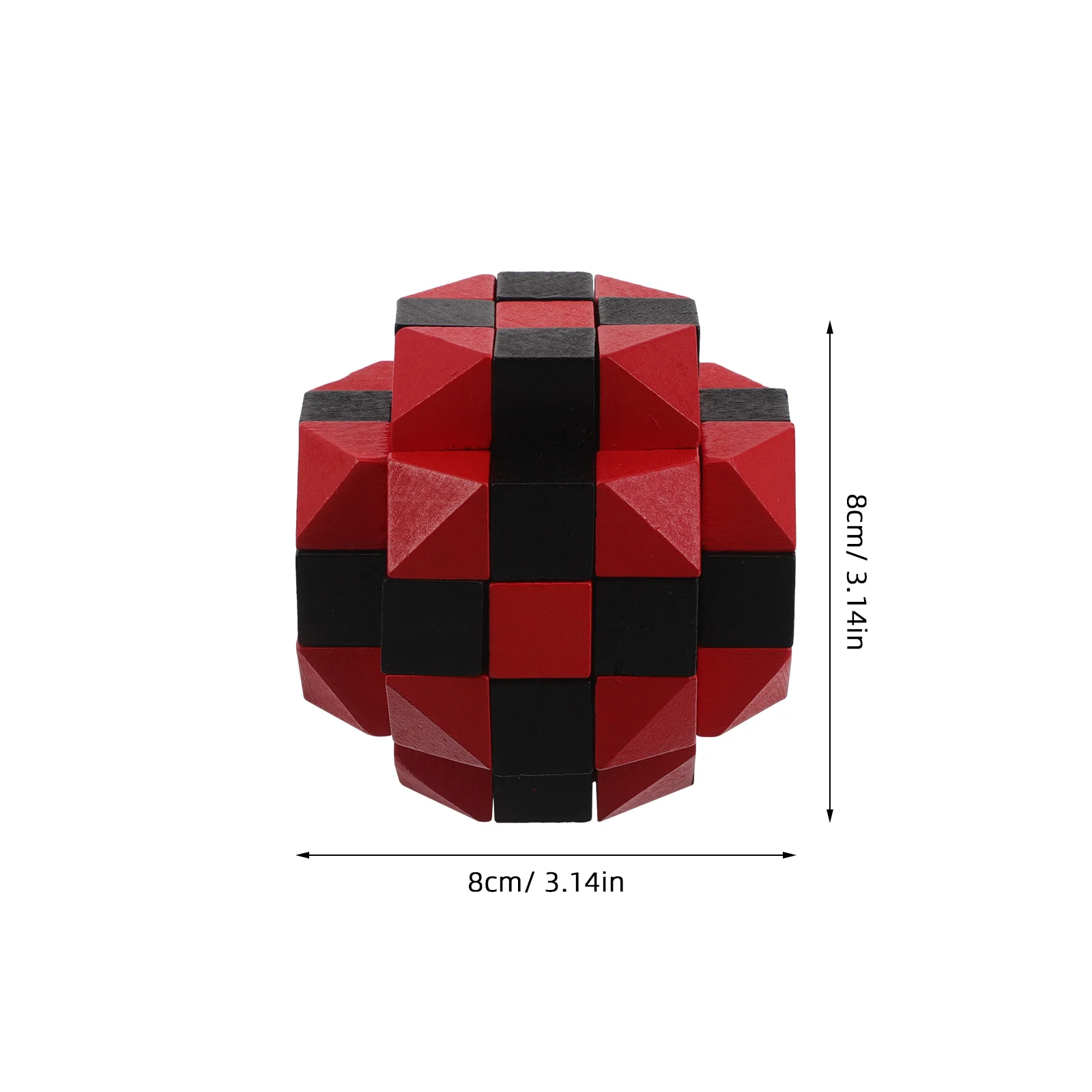 Rompicapo in legno Puzzle 3D Cubo Assemblaggio logico Rimozione Gioco di blocco intellettuale per adolescenti Adulti Smontaggio cinese antico