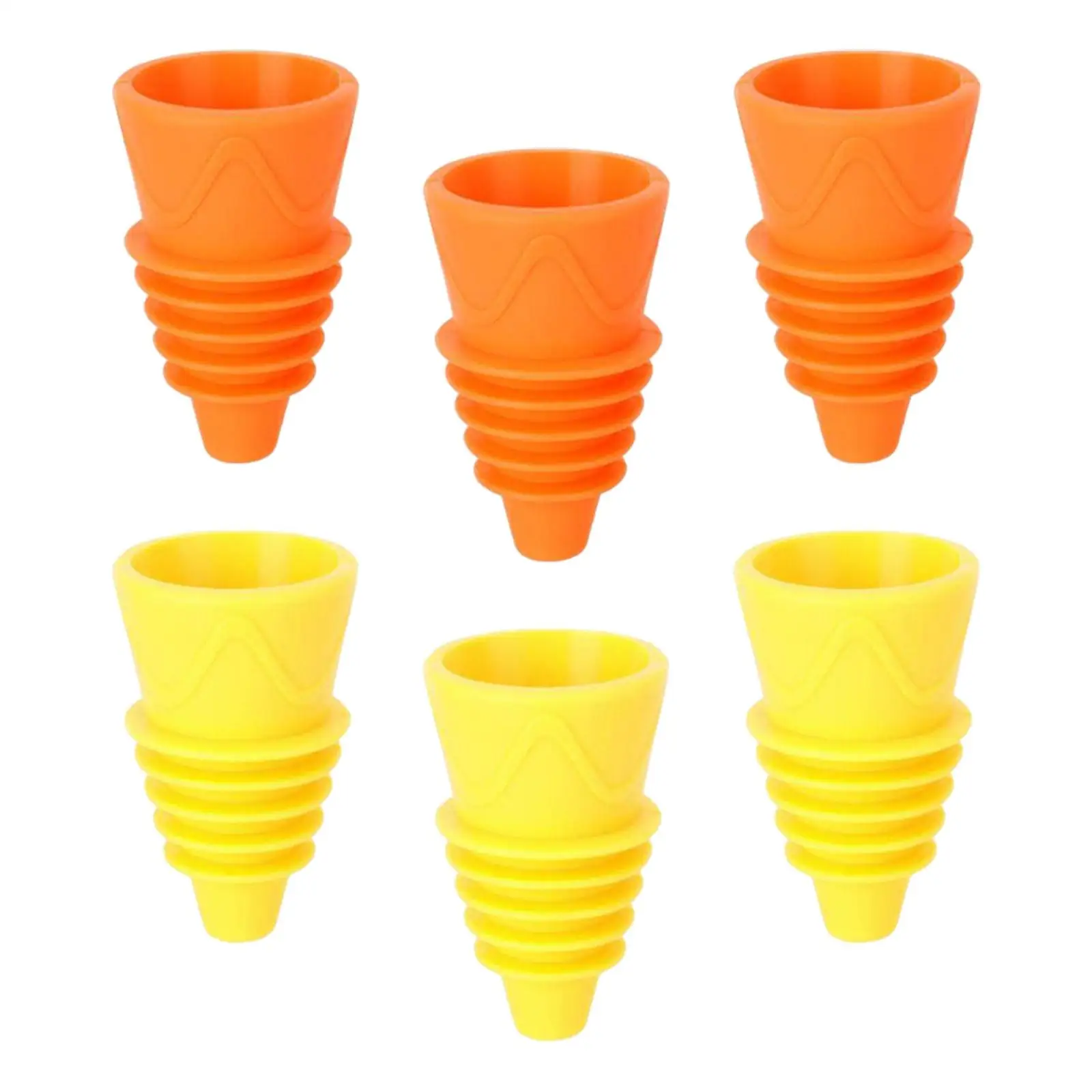 

6Pcs Fly Catcher TPR Durable Useful Accessories Washable Height 45mm Easy to Use for Outdoor Bar Restaurant Kitchen Inside Home