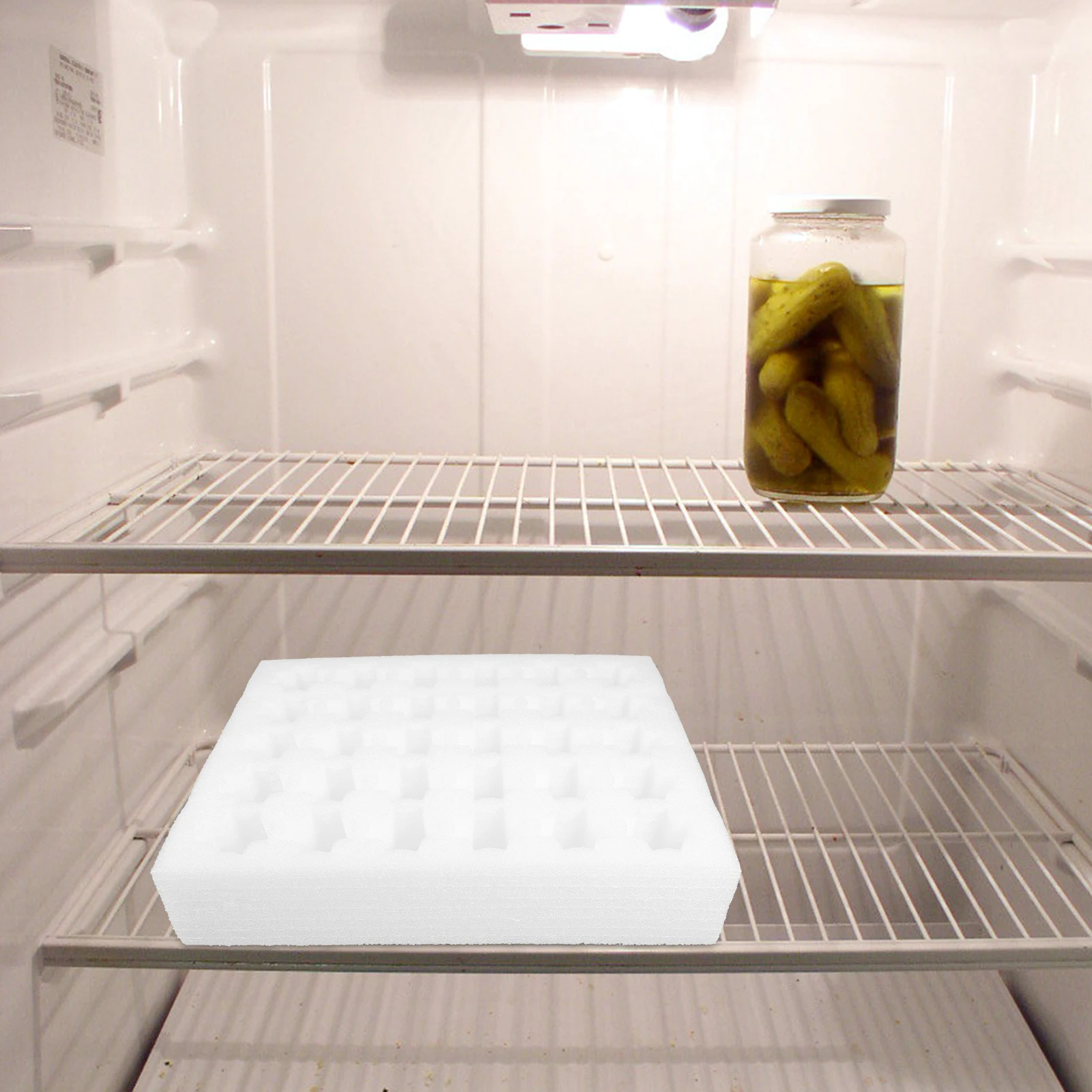 Foam Eggs Carrying Tray 2 Pack White Shock Resistant Egg Container for Delivery Reusable Protective Holder Stackable Outdoor Use