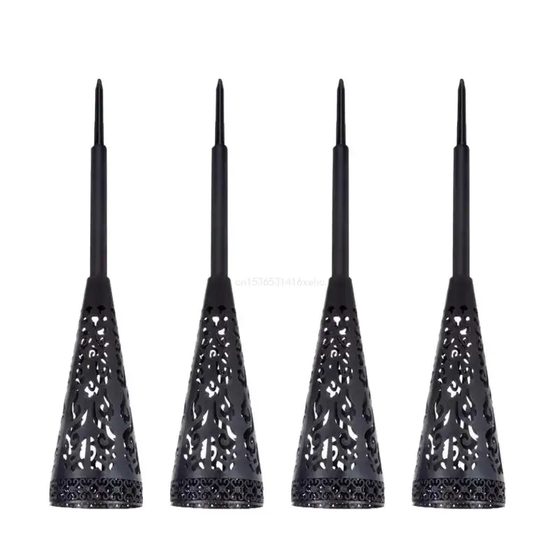 Dropship 2/4Pcs Cemetery Vase with Spikes Plastic Cemetery Grave Vase Flower Holder for Cemetery Garden Lawn Graveside Decors