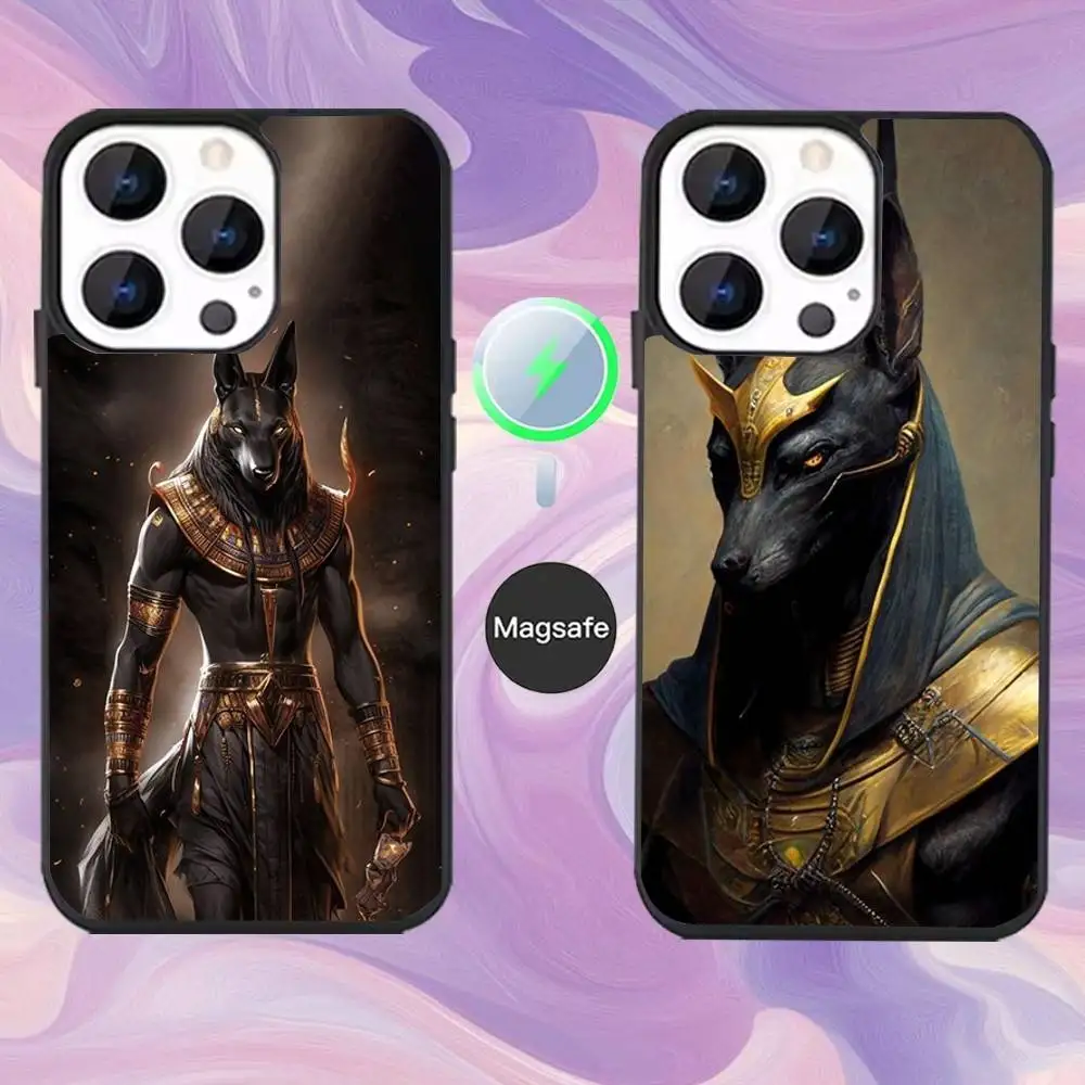 

the god of death Anubis Phone Case For iPhone 16,15,14,13,12,11,Pro,Max,Plus,Mini,Magsafe,Magnetic Wireless Charging Case