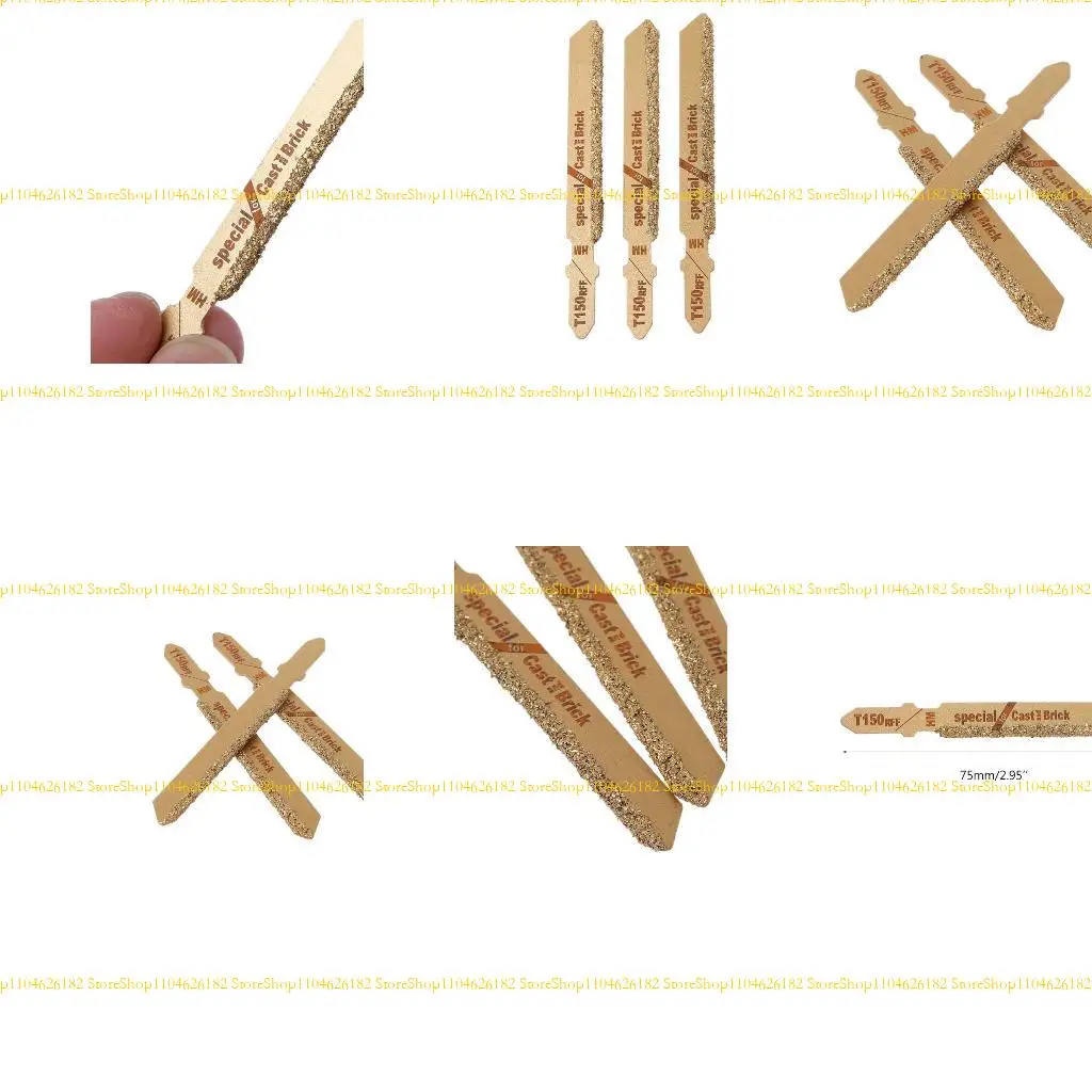 

Q2Q4 3PCS 3 "T150 Grain 50 Grit Th-Shank Ceramic Plain