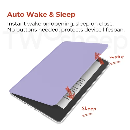 Imagen 2 del producto Twosheep-funda magnética Kindle para Paperwhite, 10, 11, 12, generación, Colorsoft, función de soporte de encendido/apagado automático